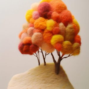 Schapenwol spinnen en vilten