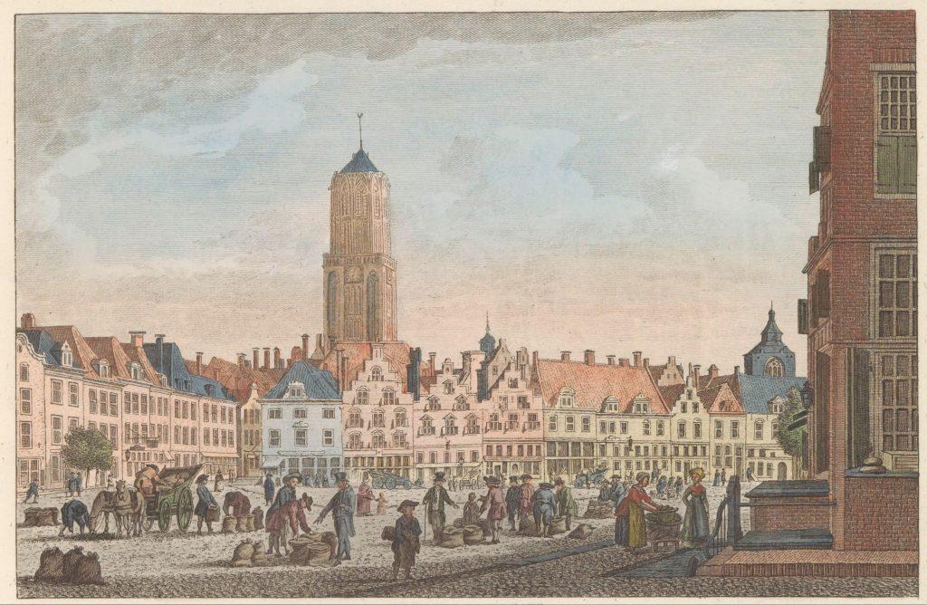 Neude_te_Utrecht,_ca._1790_De_Neude_te_Utrecht_Marché_dite_Neude_à_Utrecht_(titel_op_object),_BI-B-FM-116-43